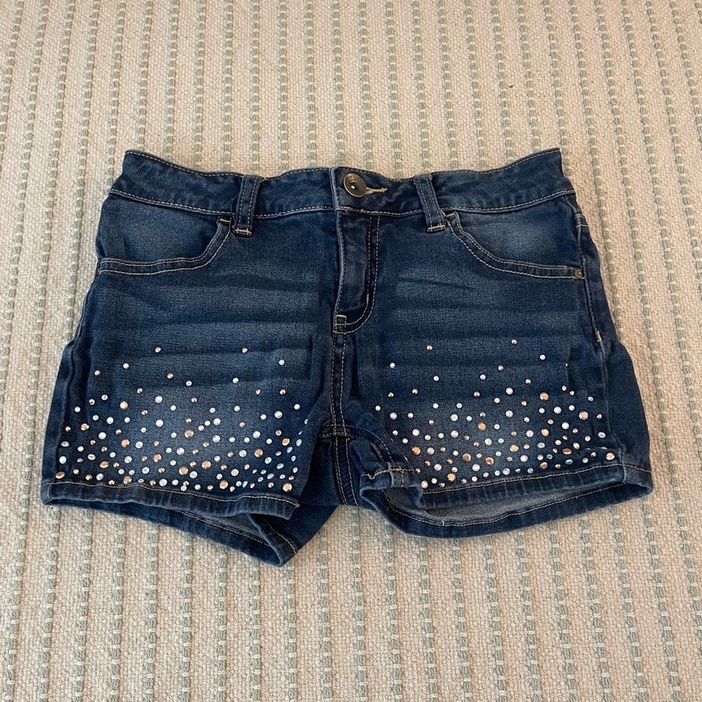 Justice Girl’s Blue Jean Shorts - Denim Shorts - Size: 12R